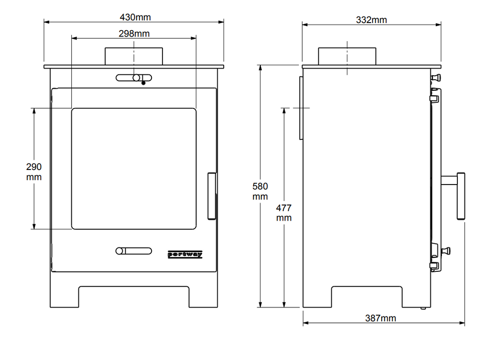 Portway Arundel Mk3 Multifuel