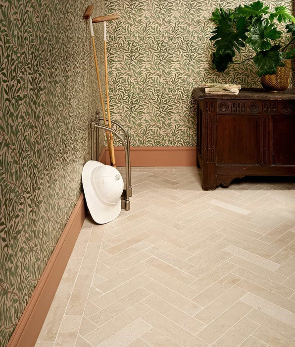 Portland Limestone Honed Parquet 75mm x 300mm x 20mm