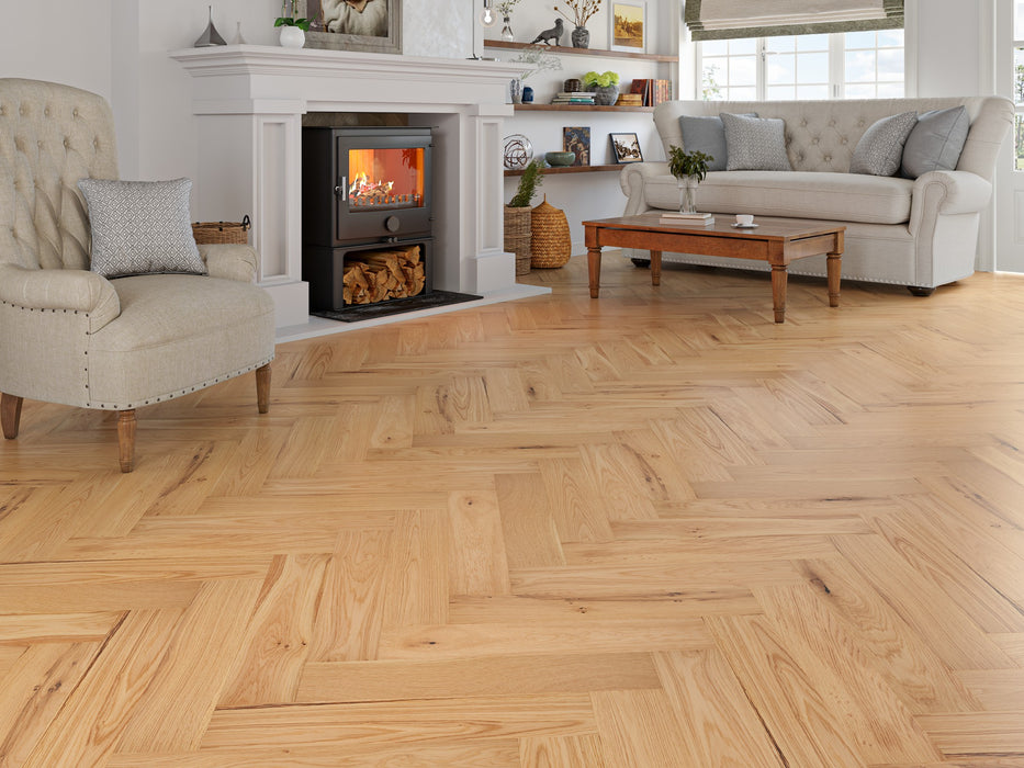 Epping Oak Herringbone