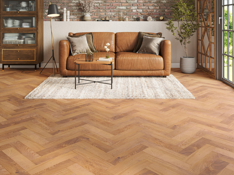 Upton Oak Herringbone