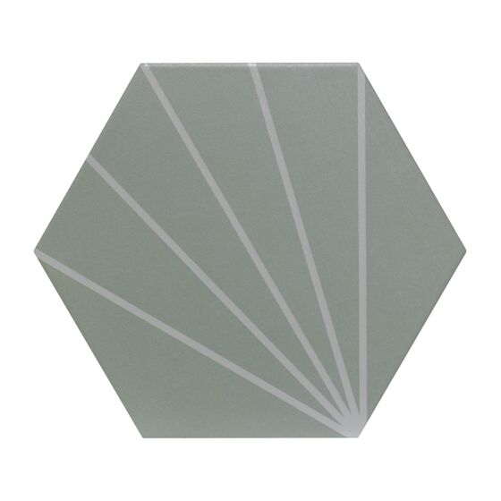 Sunburst Mink Green Glazed Matt