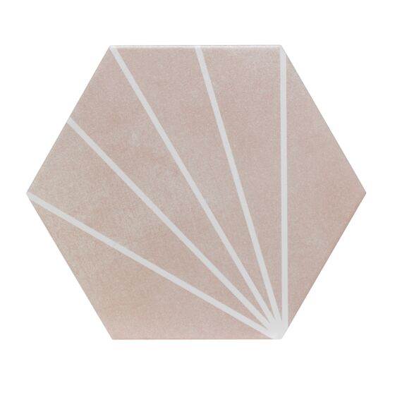 Sunburst Rose Glazed Matt