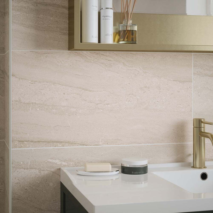 Laurent Beige Matt Ceramic Wall 300x600mm