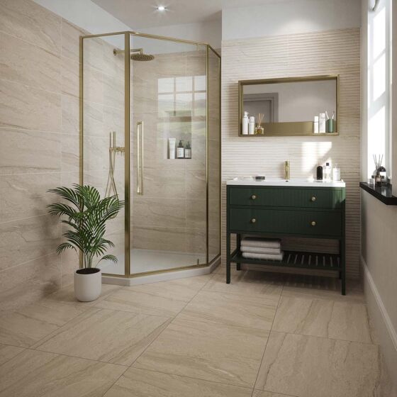 Laurent Beige Matt Porcelain Wall & Floor 600x600mm