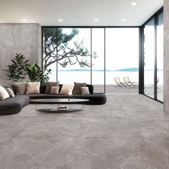 Genesis Dark Grey Matt Porcelain