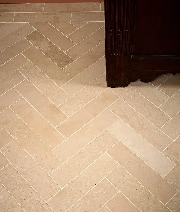 Portland Limestone Honed Parquet 75mm x 300mm x 20mm